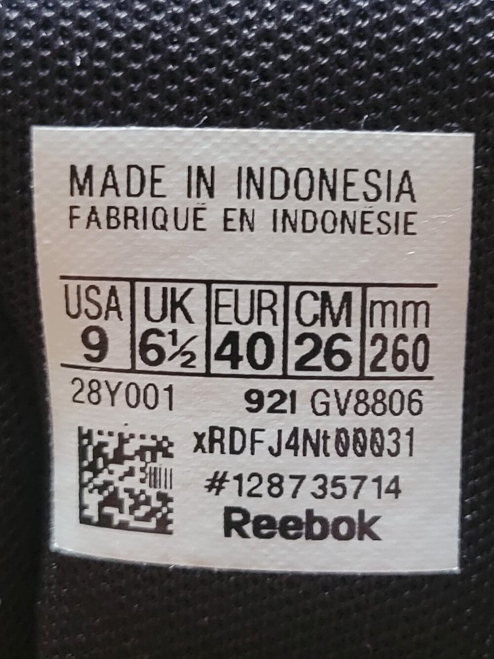 Reebok Zig Dynamica Sneaker with Black Leopard Print Sole - Picture 8 of 10